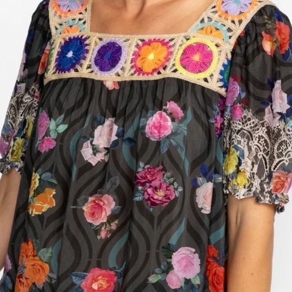 Johnny Was crochet Tristan blouse NWT (oversized) - Picture 5 of 8